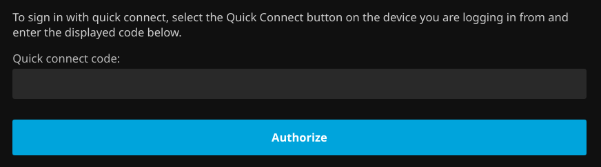 Quick Connect Code am TV